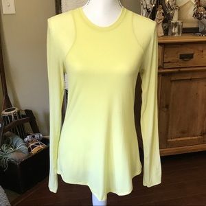 Lululemon Yellow Long Sleeve Top Size Medium